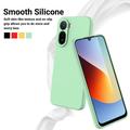 Xiaomi Poco C81 Pro Liquid Silicone Case with Hand Strap - Green