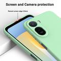Xiaomi Poco C81 Pro Liquid Silicone Case with Hand Strap - Green