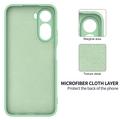 Xiaomi Poco C81 Pro Liquid Silicone Case with Hand Strap - Green