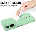 Xiaomi Poco C81 Pro Liquid Silicone Case with Hand Strap - Green
