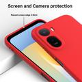 Xiaomi Poco C81 Pro Liquid Silicone Case with Hand Strap - Red