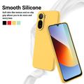 Xiaomi Poco C81 Pro Liquid Silicone Case with Hand Strap - Yellow