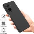 Xiaomi Poco C81x Liquid Silicone Case with Hand Strap - Black