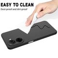Xiaomi Poco C81x Liquid Silicone Case with Hand Strap - Black