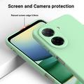 Xiaomi Poco C81x Liquid Silicone Case with Hand Strap - Green