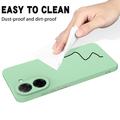 Xiaomi Poco C81x Liquid Silicone Case with Hand Strap - Green