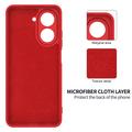 Xiaomi Poco C81x Liquid Silicone Case with Hand Strap - Red