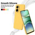 Xiaomi Poco C81x Liquid Silicone Case with Hand Strap - Yellow