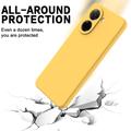 Xiaomi Poco C81x Liquid Silicone Case with Hand Strap - Yellow