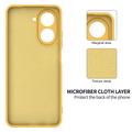Xiaomi Poco C81x Liquid Silicone Case with Hand Strap - Yellow