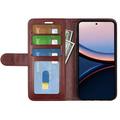 Xiaomi Poco C95 Pro Wallet Case with Stand - Brown