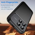Xiaomi Poco F9 Pro Brushed TPU Case - Carbon Fiber - Black