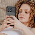 Xiaomi Poco F9 Pro Brushed TPU Case - Carbon Fiber - Black