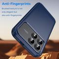 Xiaomi Poco F9 Pro Brushed TPU Case - Carbon Fiber - Blue