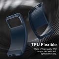 Xiaomi Poco F9 Ultra Brushed TPU Case - Carbon Fiber - Blue