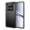 Xiaomi Poco M8/Redmi Note 15 5G Brushed TPU Case - Carbon Fiber - Black