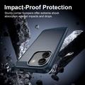 Xiaomi Poco X8 Power Brushed TPU Case - Carbon Fiber - Blue