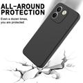 Xiaomi Poco X8 Power Liquid Silicone Case with Hand Strap - Black