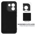 Xiaomi Poco X8 Power Liquid Silicone Case with Hand Strap - Black