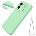 Xiaomi Poco X8 Power Liquid Silicone Case with Hand Strap - Green