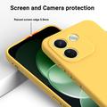 Xiaomi Poco X8 Power Liquid Silicone Case with Hand Strap - Yellow