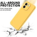 Xiaomi Poco X8 Power Liquid Silicone Case with Hand Strap - Yellow