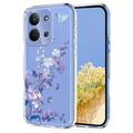 Xiaomi Redmi 15C Floral Pattern TPU Case - Purple