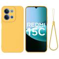 Xiaomi Redmi 15C Liquid Silicone Case with Hand Strap