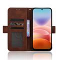 Xiaomi Redmi 17 5G/4G Cardholder Wallet Case - Brown