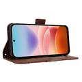Xiaomi Redmi 17 5G/4G Cardholder Wallet Case - Brown