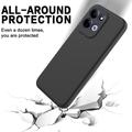 Xiaomi Redmi 17 5G/4G/M100 Liquid Silicone Case with Hand Strap - Black