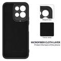 Xiaomi Redmi 17 5G/4G/M100 Liquid Silicone Case with Hand Strap - Black
