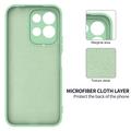 Xiaomi Redmi 17 5G/4G/M100 Liquid Silicone Case with Hand Strap - Green