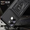 Xiaomi Redmi 17 5G/4G Rotary Ring Hybrid Case with Camera Shield - Black