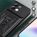 Xiaomi Redmi 17 5G/4G Rotary Ring Hybrid Case with Camera Shield - Black