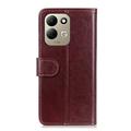 Xiaomi Redmi 17 5G/4G Wallet Case with Stand - Brown
