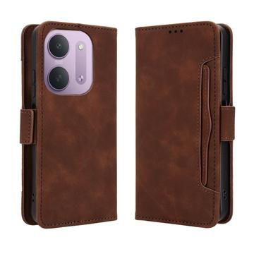 Xiaomi Redmi 17C 5G Cardholder Wallet Case - Brown