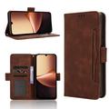 Xiaomi Redmi 17C 5G Cardholder Wallet Case - Brown