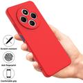 Xiaomi Redmi 17C Liquid Silicone Case with Hand Strap - Red