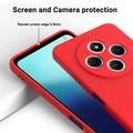 Xiaomi Redmi 17C Liquid Silicone Case with Hand Strap - Red