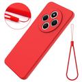 Xiaomi Redmi 17C Liquid Silicone Case with Hand Strap - Red