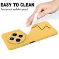 Xiaomi Redmi 17C Liquid Silicone Case with Hand Strap - Yellow