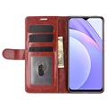 Xiaomi Redmi 9T/9 Power/Note 9 4G Wallet Case with Magnetic Closure - Brown