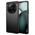 Xiaomi Redmi A3 Brushed TPU Case - Carbon Fiber - Black
