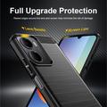 Xiaomi Redmi A7 Pro Brushed TPU Case - Carbon Fiber