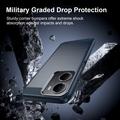 Xiaomi Redmi A7 Pro Brushed TPU Case - Carbon Fiber - Blue