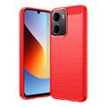 Xiaomi Redmi A7 Pro Brushed TPU Case - Carbon Fiber