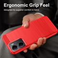Xiaomi Redmi A7 Pro Brushed TPU Case - Carbon Fiber