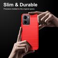 Xiaomi Redmi A7 Pro Brushed TPU Case - Carbon Fiber