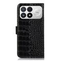 Xiaomi Redmi K100 Pro/Poco F9 Pro Crocodile Series Wallet Leather Case with RFID - Black